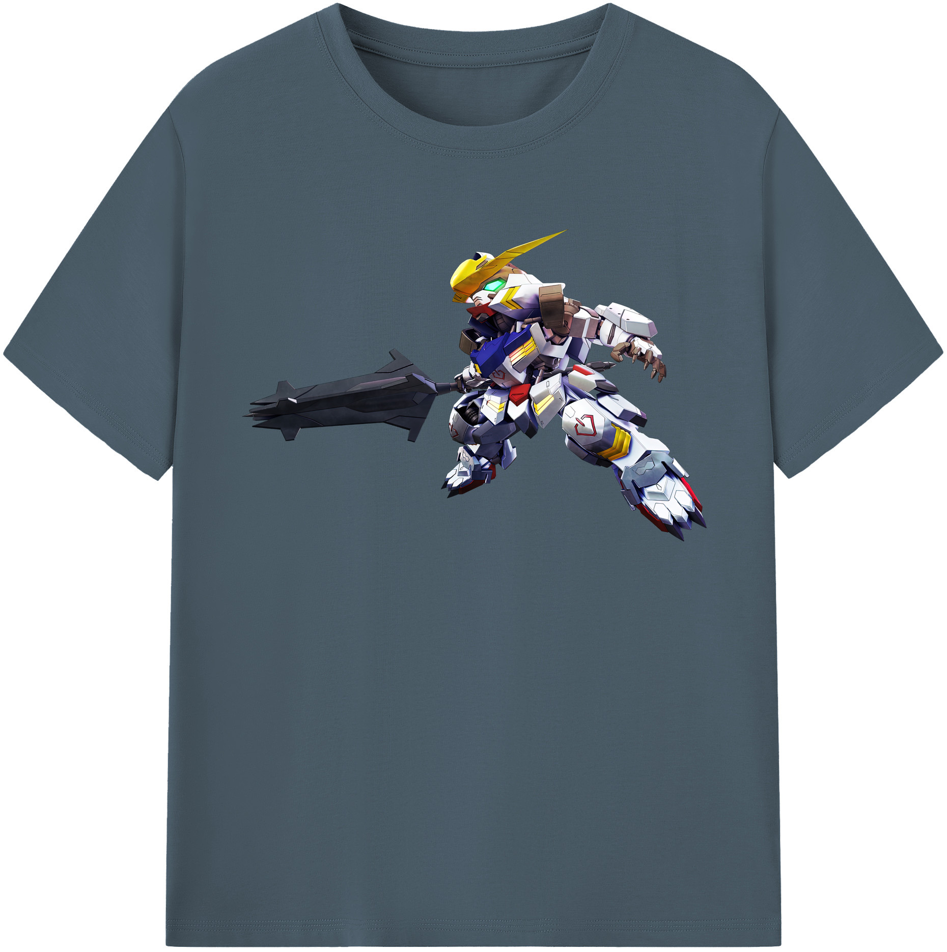 （画像用） 機動戦士ガンダム Mobile Suit Gundam 綿100％半袖Tシャツ（フロントプリント）